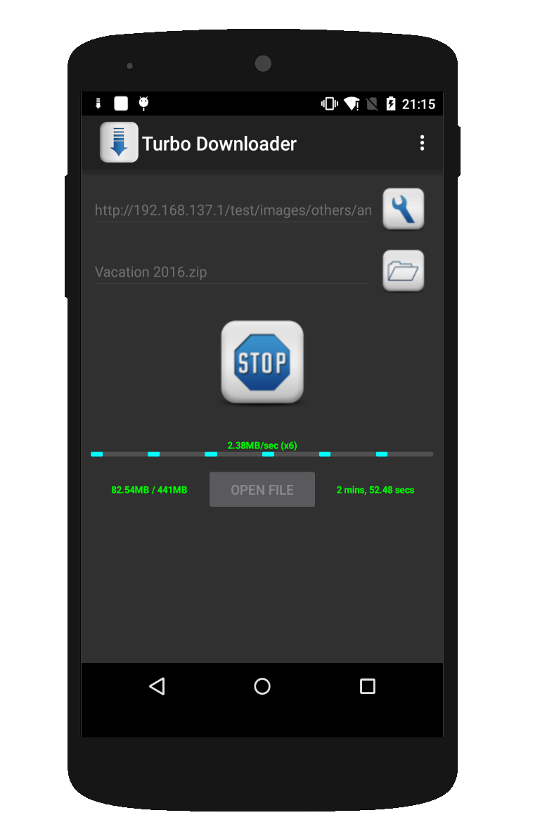 turbo download manager para android